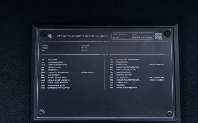 Ferrari Roma Spider * MAGNERIDE * P.DISPLAY * VENTILATION * 360 - 126755