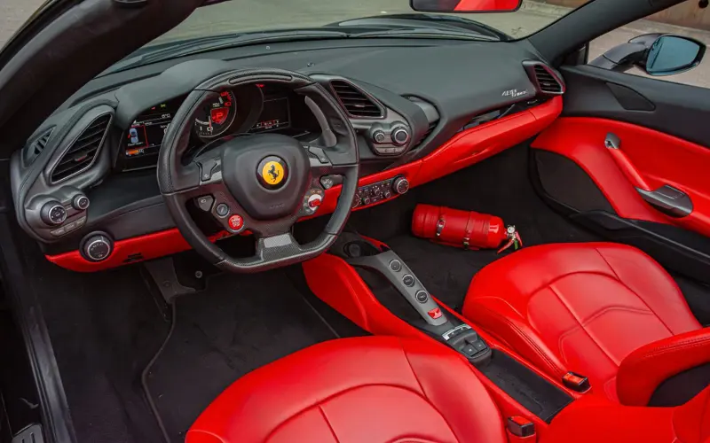 Ferrari 488 Spider * NEW SERVICE * NEW POWER * CAMERA * LEATHER - 105391