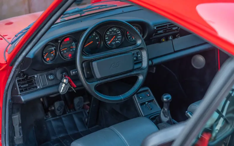 Porsche 964 Carrera RS * 32.500KM * Restauriert * Indisch Rot - 135773