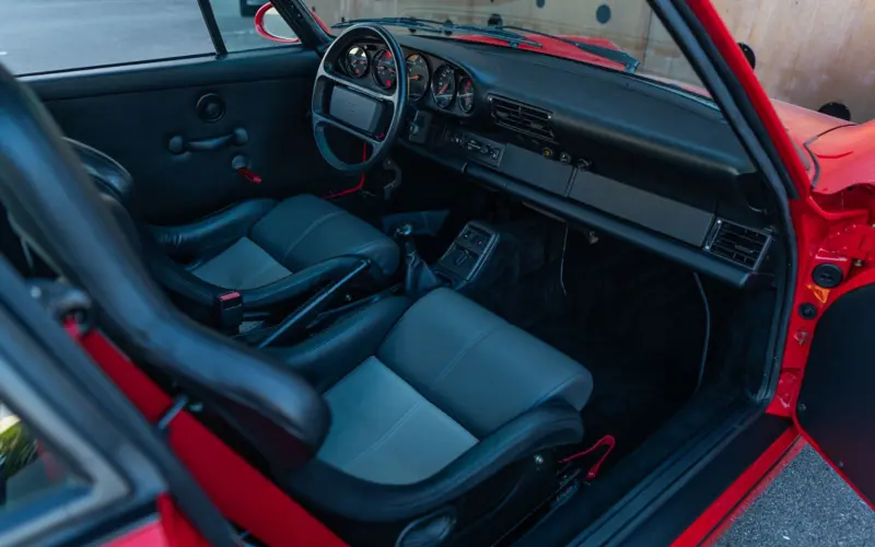 Porsche 964 Carrera RS * 32.500KM * Restauriert * Indisch Rot - 135776